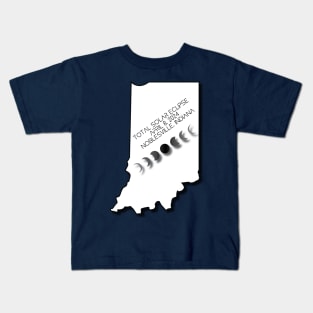 2024 ECLIPSE - NOBLESVILLE INDIANA Kids T-Shirt